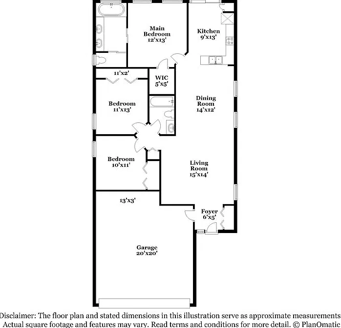 3 bed, 2.0 bath, 1335 sqft, $3,470 — Photo 2