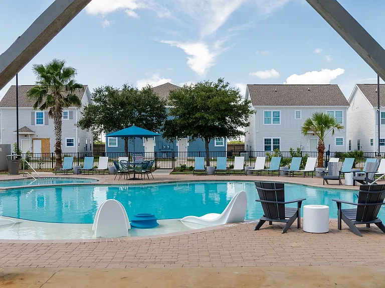 Relax and Unwind by the Resort-Style Pool at Seaglass Apartments - Experience Luxury Corpus Christi Living