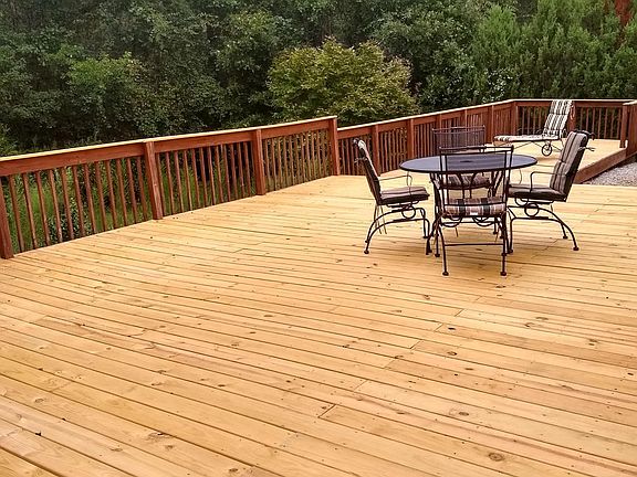 Backyard deck