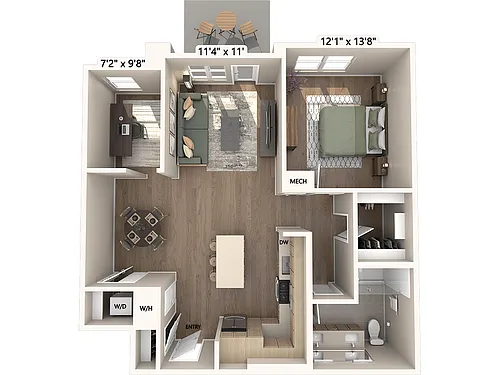 Floor plan A11-D-Base