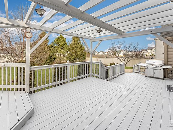 Just imagine your outdoor entertaining on this amazing tiered deck with pergola!