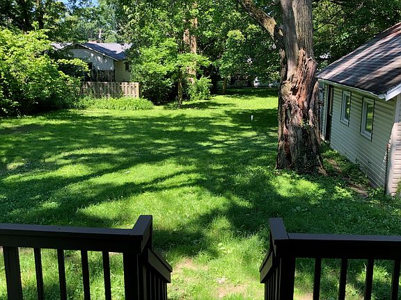 Huge back yard.