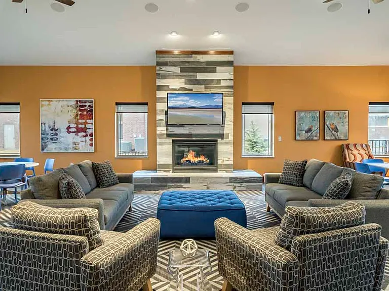 Our clubhouse offers many social spaces for hanging out or entertaining friends and family.