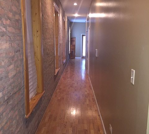 Hallway w/Entry System/Laundry Room