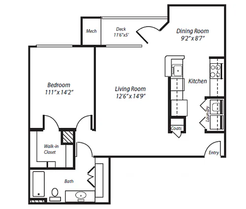 Floor plan A4 The Middlesex