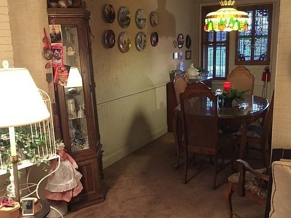 Living room and formal dining room