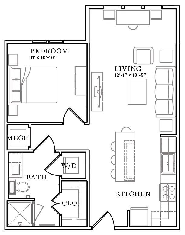 Floor plan A1b