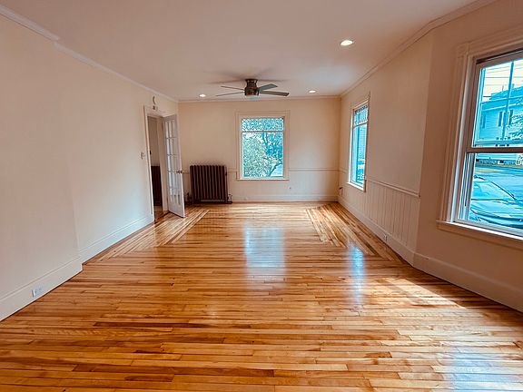 Main room, looking from kitchen towards street.