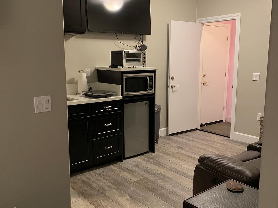 Private separate entrance from garage area