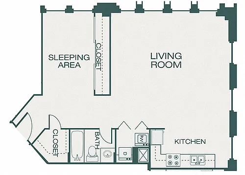 Floor plan A13 (Pearl)