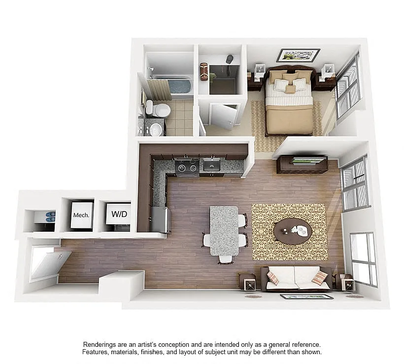Floor plan Studio-S04