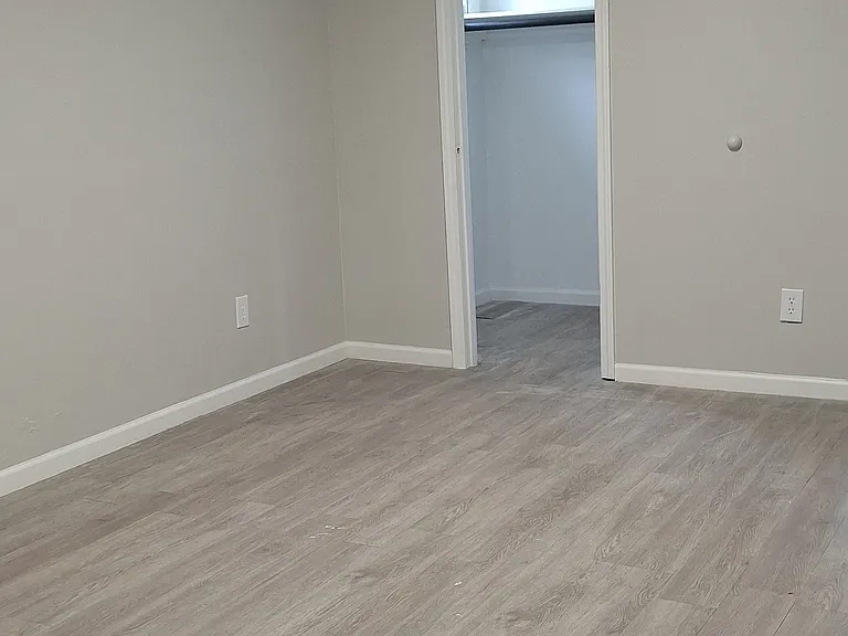 basement room with closet