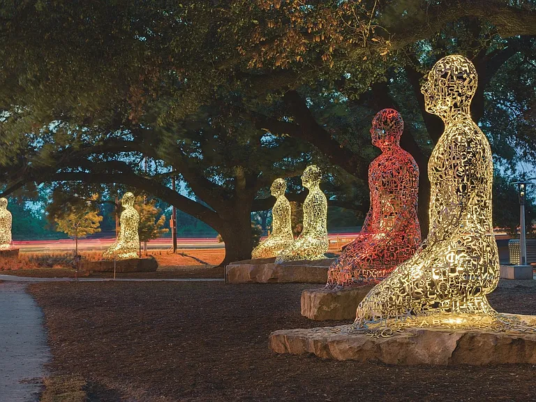 Plensa's Tolerance sculptures celebrate diversity in Houston.