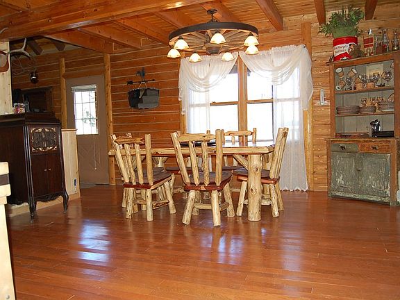 Dining Area in Log Home