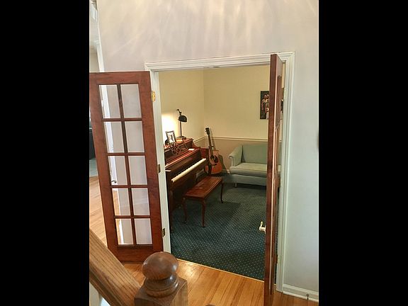 Office is right off foyer.
Currently used as music room.