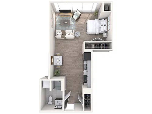 Floor plan Watermark B1-S26