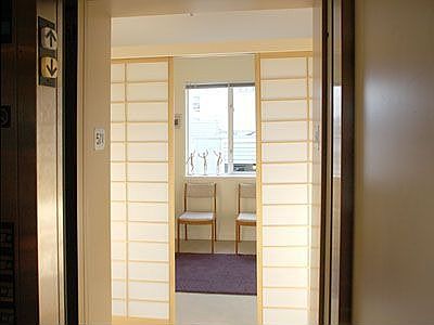 The elevator opens directly into your home