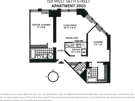 2nd image of 150 W 56th St APT 3903