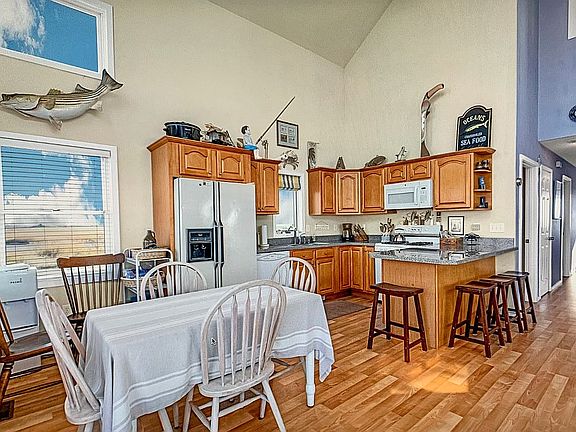 Dining nook and kitchen