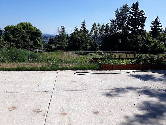 Large backyard