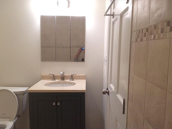 real NICE bathroom. has its own linen closet, a real tub.