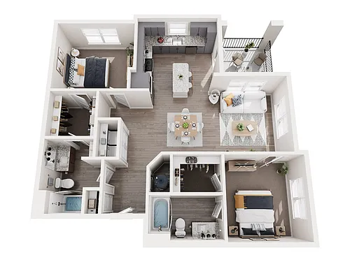 Floor plan B3