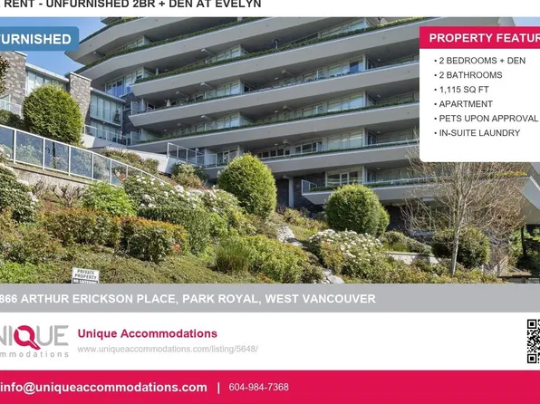 866 Arthur Erickson Pl #204, West Vancouver, BC V7T 0B2