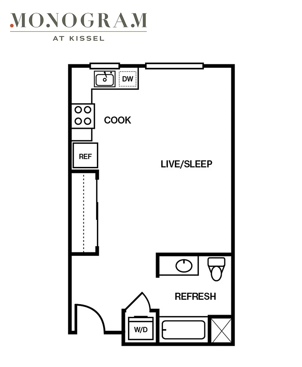 Floor plan Studio