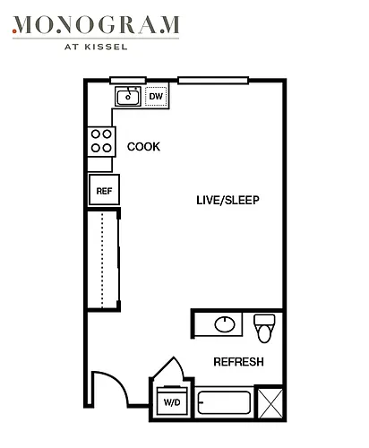 Floor plan Studio