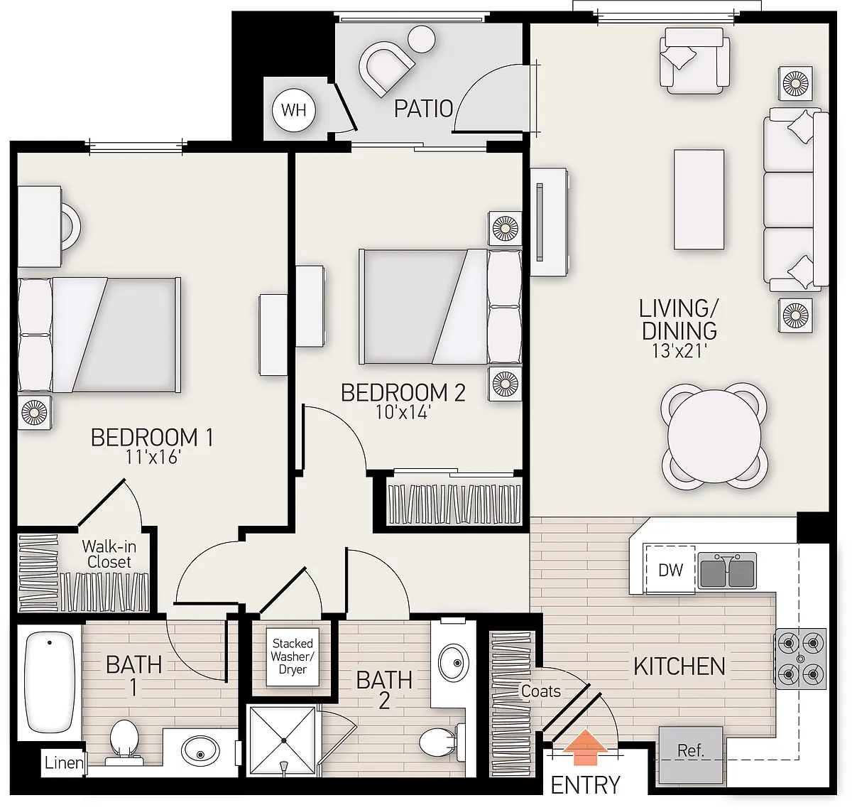 Floor plan Cambria - Plan 22
