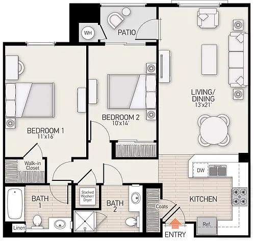 Floor plan Cambria - Plan 22