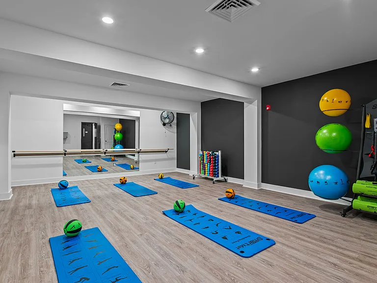 Active Adult yoga room