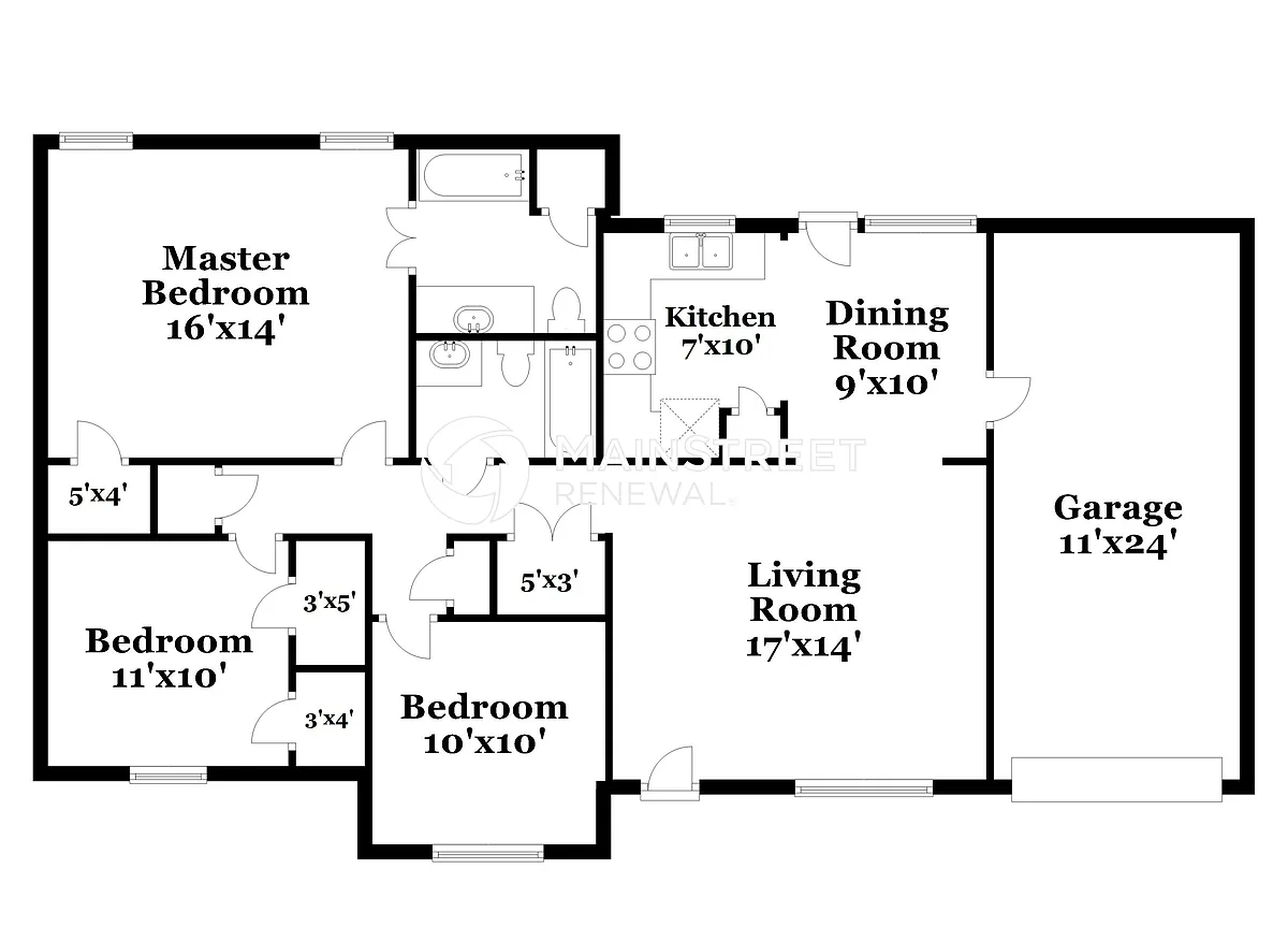 Floor Plan - 4604 Sun Ridge Dr