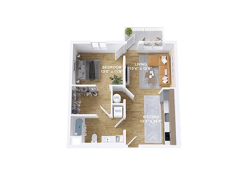 Floor plan Buckwheat - B1