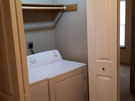 Laundry area includs washer & dryer