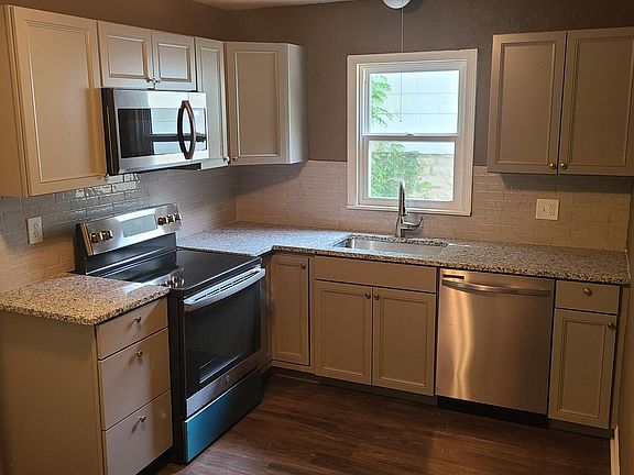 New updated kitchen. New appliances and granite counter top