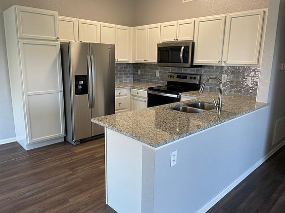 Totally remodeled kitchen granite counters all new stainless Steele appliances.