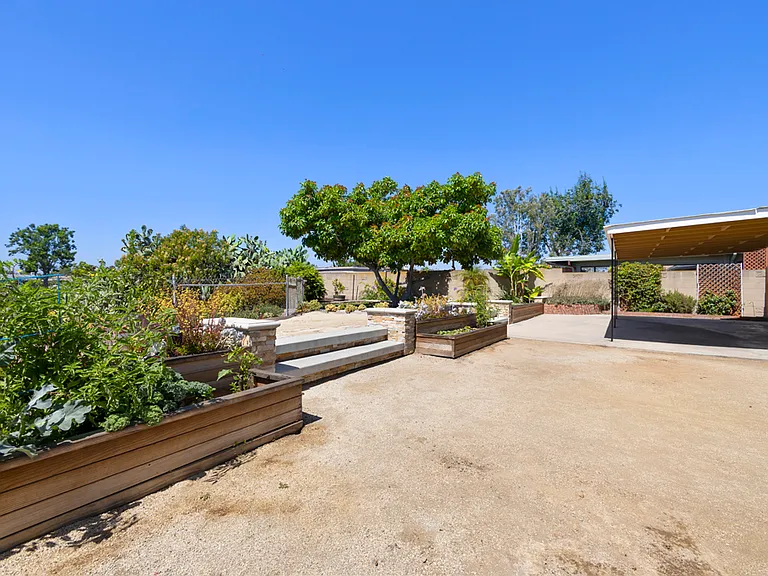 gardener's back yard (drip system to raised beds)