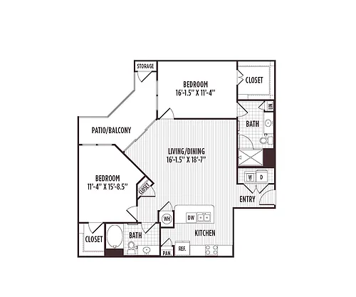 Floor plan B3