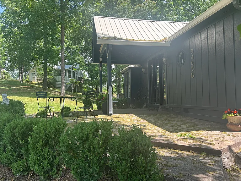 Our 2nd home off in the distance located on the same 2 acre parcel