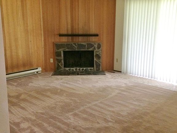 Living room with view of golf course