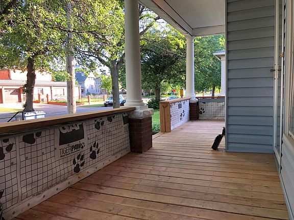 Newly renovated porch during 2019. Interior portion to be completed in near future (installation of interior wrap around)