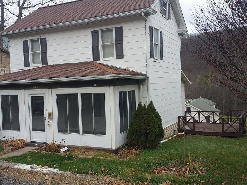 Front view with deck