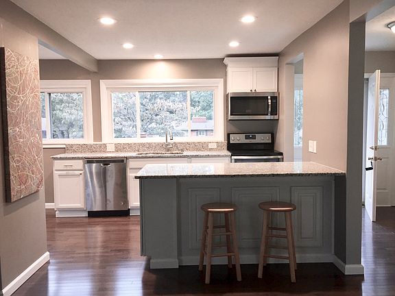 Island view from dining area