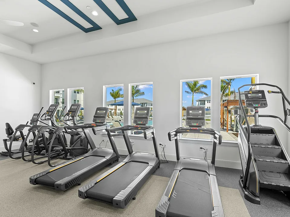Fully equipped fitness center