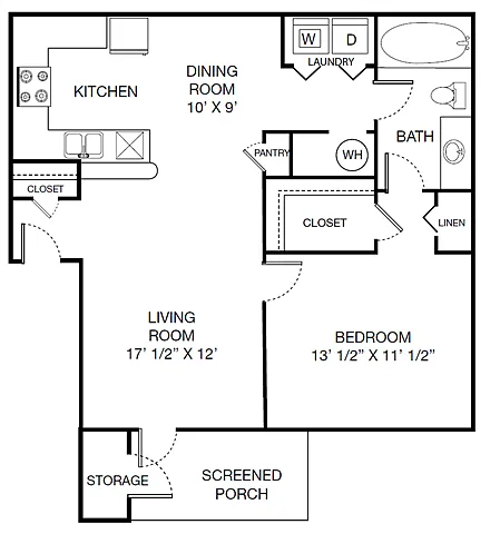 Floor plan A1 - Traditional