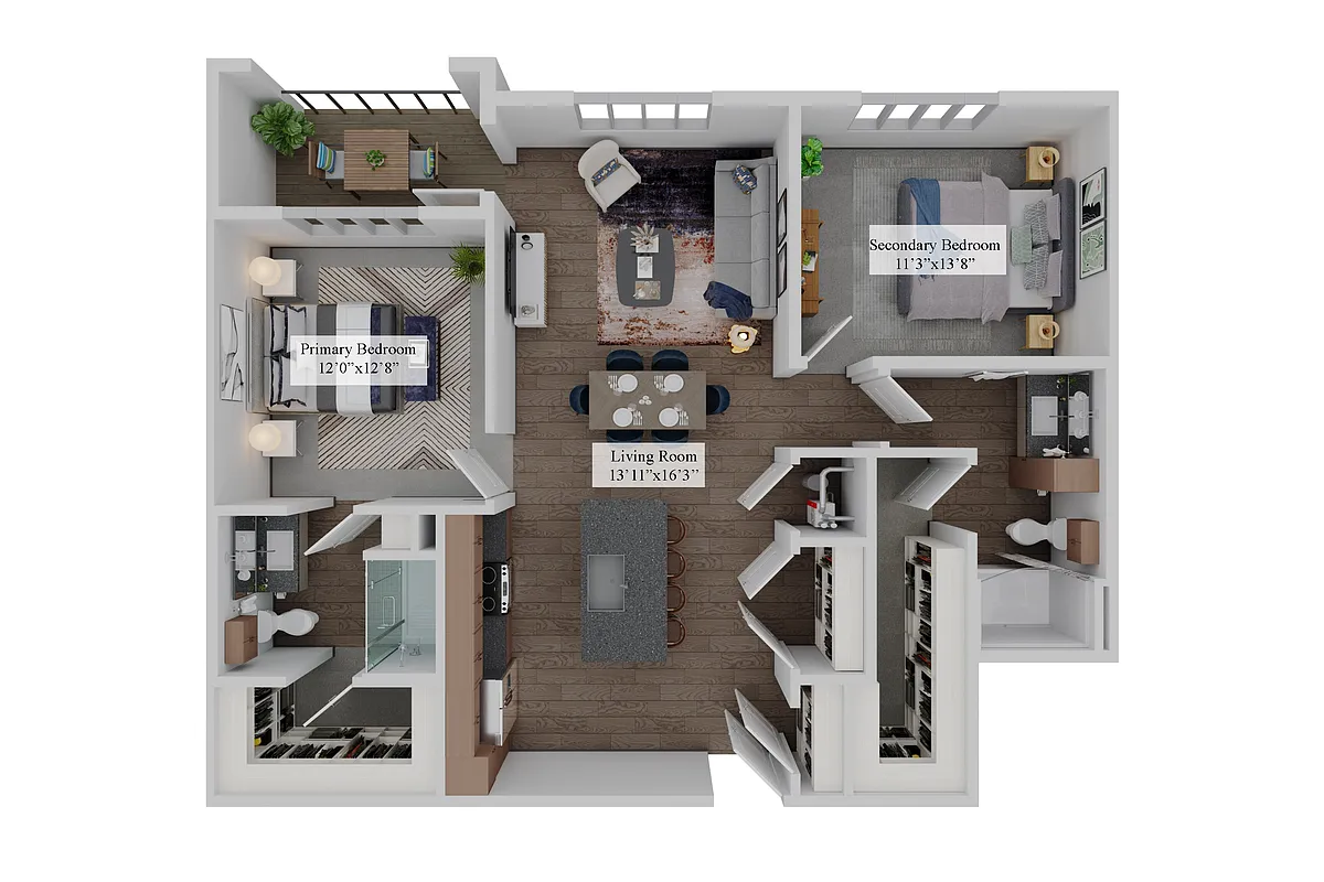 Floor plan The Prospector - B4