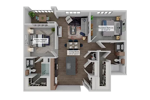 Floor plan The Prospector - B4