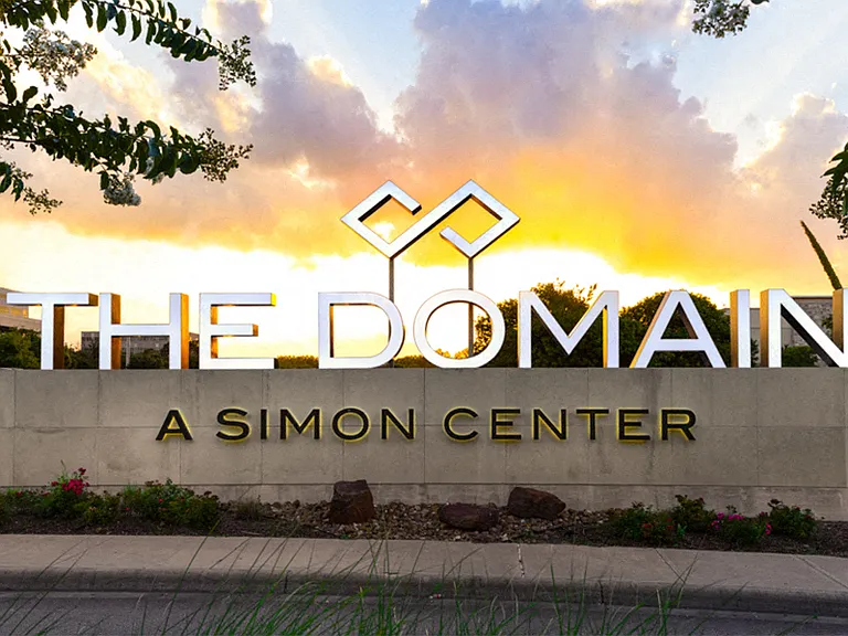 Located across from The Domain
