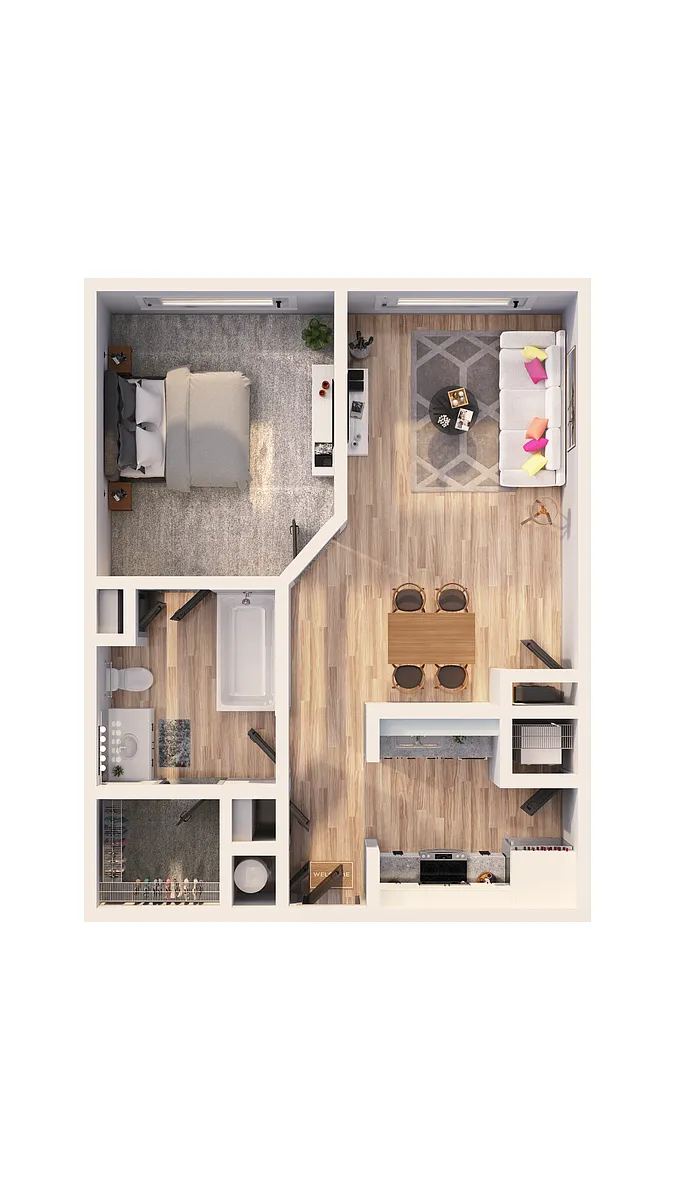 Floor plan A1 - Brussels
